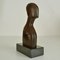 Abstract Wood Carved Bust Sculpture 4