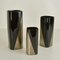 Vases Studioline en Porcelaine Noire par Dresler pour Rosenthal, Set de 3 9