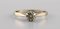 Swedish Vintage Ring in 18 Carat White Gold with Diamond 4