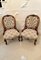 Antique Victorian Carved Walnut Chairs, Set of 2 14