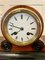 Antique Victorian Walnut Desk Clock 9