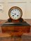 Horloge de Bureau Victorienne Antique en Noyer 3