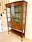 Antique Edwardian Inlaid Mahogany Bow Fronted Display Cabinet, Image 10