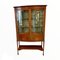 Antique Edwardian Inlaid Mahogany Bow Fronted Display Cabinet 3