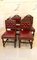 Antique Victorian Carved Oak Dining Chairs, Set of 4, Image 2