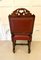 Antique Victorian Carved Oak Dining Chairs, Set of 4 10