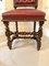 Antique Victorian Carved Oak Dining Chairs, Set of 4 8