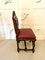Antike viktorianische Esszimmerstühle aus geschnitzter Eiche, 4er Set 6