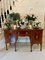 Antique Edwardian Inlaid Mahogany Bow Fronted Sideboard, Image 4