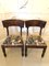 Antique Mahogany Regency Library Chairs, Set of 2 2