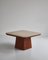 Side Table in Travertine and Natural Leather from De Sede, Switzerland, 1970s 13
