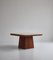 Side Table in Travertine and Natural Leather from De Sede, Switzerland, 1970s 9