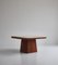 Side Table in Travertine and Natural Leather from De Sede, Switzerland, 1970s, Image 9