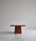 Side Table in Travertine and Natural Leather from De Sede, Switzerland, 1970s 3
