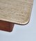 Side Table in Travertine and Natural Leather from De Sede, Switzerland, 1970s 5