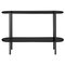 Black Glass Console Table 1