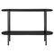 Black Glass Console Table, Image 1