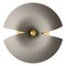 Large Taupe and Gold Wall Lamp 2