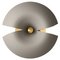 Large Taupe and Gold Wall Lamp 1