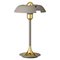 Taupe and Gold Table Lamp 1