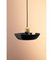 Small Taupe and Gold Pendant Lamp, Image 4