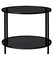 Small Black Glass Side Table 2