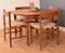 Teak Round Table and Chairs by Ib Kofod Larsen, Set of 5 4