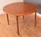 Teak Round Table and Chairs by Ib Kofod Larsen, Set of 5, Image 8