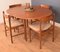 Teak Round Table and Chairs by Ib Kofod Larsen, Set of 5 6