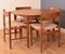 Teak Round Table and Chairs by Ib Kofod Larsen, Set of 5 1