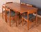 Teak Danish Extending Dining Table & 6 Chairs, 1960s, Set of 7 2