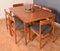 Teak Danish Extending Dining Table & 6 Chairs, 1960s, Set of 7, Image 5