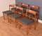 Teak Danish Extending Dining Table & 6 Chairs, 1960s, Set of 7, Image 9