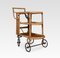 Rattan Cane and Oak Drinks Cart 7