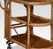 Rattan Cane and Oak Drinks Cart 6