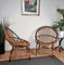 Italian Bent Bamboo French Riviera Lounge Chairs by Franco Albini, 1960s, Set of 2 9