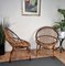 Italian Bent Bamboo French Riviera Lounge Chairs by Franco Albini, 1960s, Set of 2, Image 9