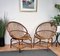 Italian Bent Bamboo French Riviera Lounge Chairs by Franco Albini, 1960s, Set of 2 6