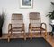 Italienische French Riviera Sessel aus gebogenem Bambus & Rattan von Franco Albini, 1960er, 2er Set 3