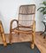 Italian Bent Bamboo Rattan French Lounge Chairs by Franco Albini, 1960s, Set of 2 6