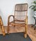 Italienische Sessel aus gebogenem Bambus & Rattan von Franco Albini, 1960er, 2er Set 6