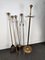 Vintage Italian Brass Fireplace Set 4