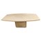 Vintage Travertine Dining Table, 1970s 1