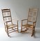 Mid-Century English Wood Rocking Chairs, Set of 2 2