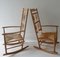 Mid-Century English Wood Rocking Chairs, Set of 2 9