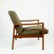 Fauteuil Scandinave en Teck Vert Kaki 4