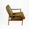 Scandinavian Khaki Green Teak Lounge Chair 5