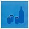 Bottle and Cups Poster by Patrick Caulfield 1