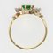 Anello in stile XIX secolo con smeraldo, diamanti e oro giallo a 18 carati, Immagine 12