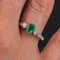 0.60 Carat Emerald, Diamonds and 18 Karat Yellow Gold Engagement Ring 5